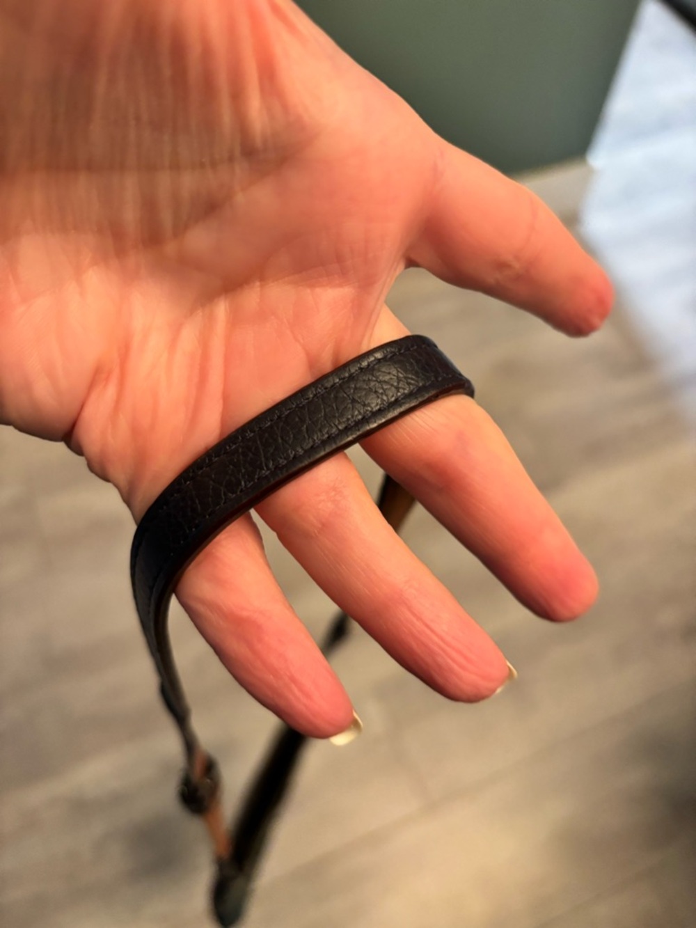 Coach Denim Crossbody Bag in Faded Blue with Black Trim - Picture 7 of 8